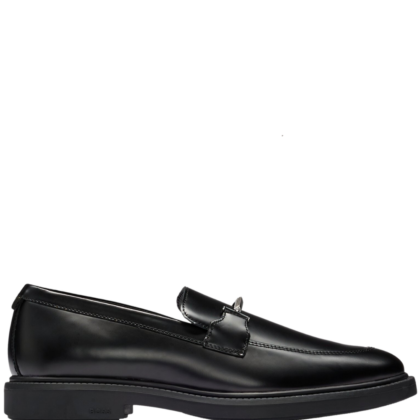 BOSS 25mm Larry Brush-Off Leather Loafers Black USD276.00